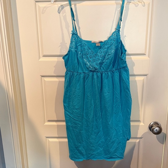 Victoria's Secret Blue Lace-Trim Camisole - Picture 2 of 6